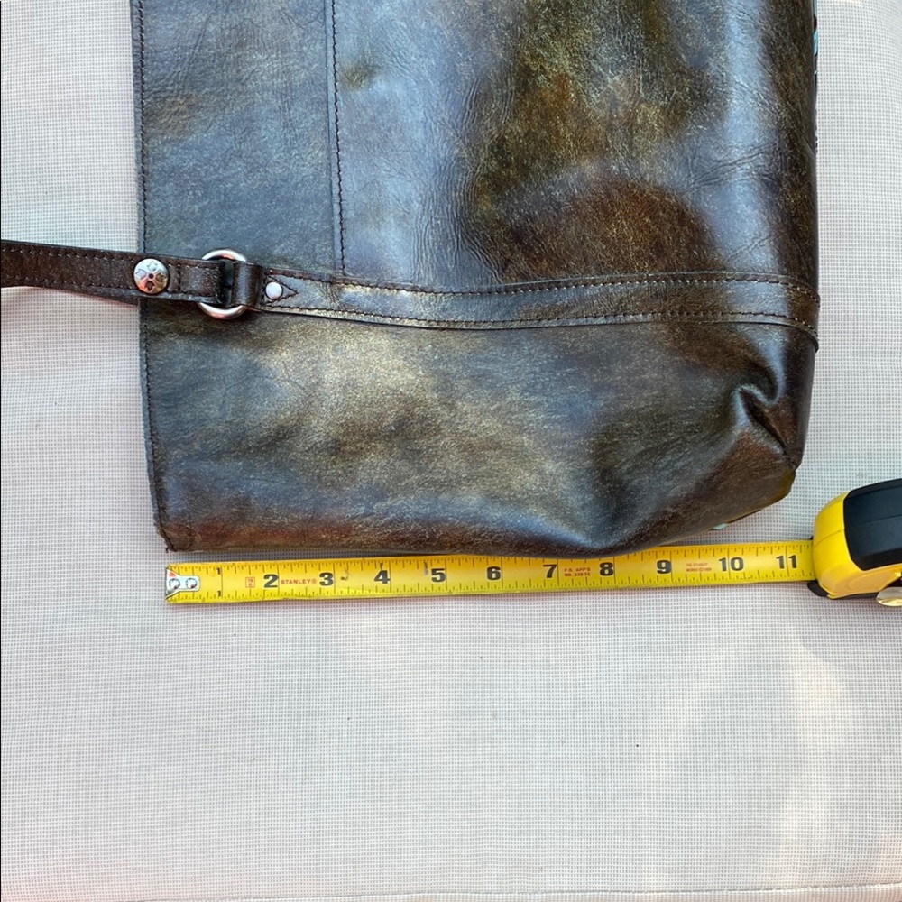 Patricia Nash Turquoise Tooled Leather Bag - Picture 14 of 16